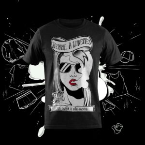 T-shirt "Femme à lunettes"